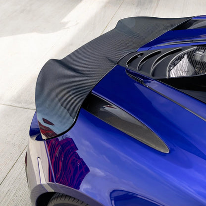 V Style Carbon Fiber Rear Wing for McLaren 720S