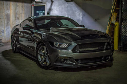 Carbon Fiber Vented Hood for Ford Mustang S550.1 2015 - 2017