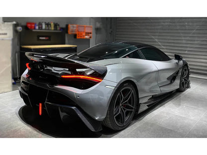 V Style Carbon Fiber Rear Wing for McLaren 720S